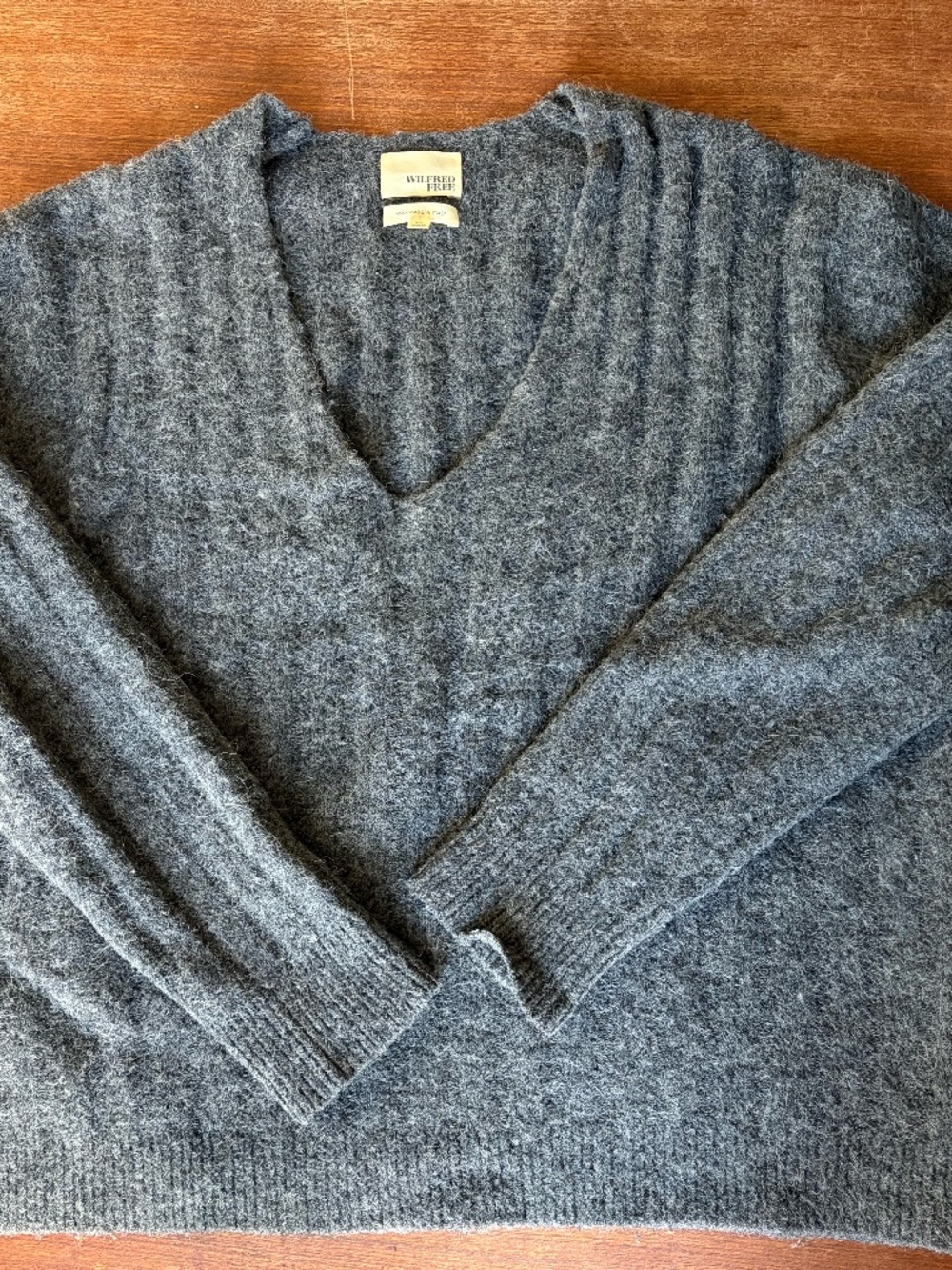 Aritzia Oversized V-Neck Sweater